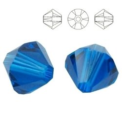 5328 MM 6 Swarovski XILION Bicone CAPRI BLUE