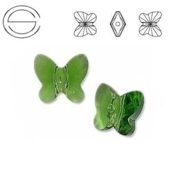 5754 MM 10 Swarovski Butterfly FERN GREEN