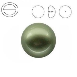 5817 MM 8 Swarovski Cabochon POWDER GREEN PEARL