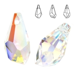 6015 MM 17 Swarovski Polygon Crystal AB