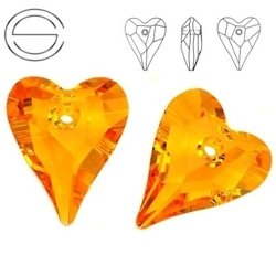 6240 MM 17 Swarovski Wild Heart SUNFLOWER