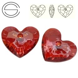 6264 MM 18 Swarovski TrulyInLove Heart REDM