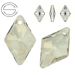 6320 MM 14 Swarovski Rhombus SILVER SHADE SSHA