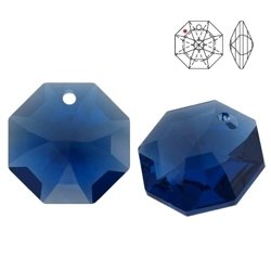 8115 MM 14 Swarovski STRASS Octagon DARK SAPPHIRE