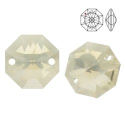 8116 MM 14 Swarovski Octagon SILVER SHADE SSHA