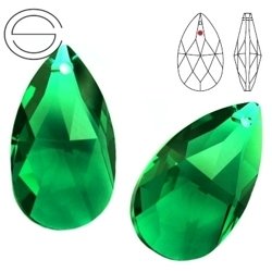 8721 MM 28 Swarovski STRASS Pear-shaped EMERALD