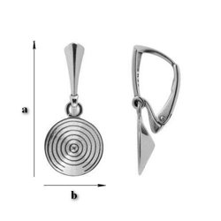 BBA-12 Bigle angielskie do podwieszania Srebro 925 /gram