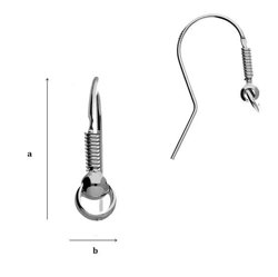 BO-31 Bigle otwarte do podwieszania Srebro 925 /gram