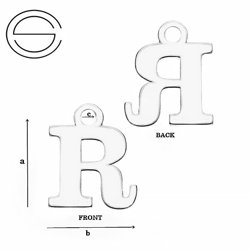 CL-682R Zawieszka Alfabet Literka R Srebro pr. 925
