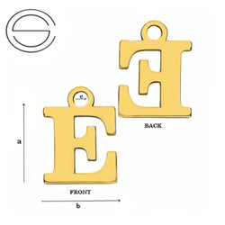 CLZ-682E Zawieszka Alfabet Literka E Srebro pr. 925