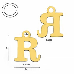 CLZ-682R Zawieszka Alfabet Literka R Srebro pr. 925