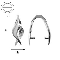 KW-15 Krawatka do Swarovskiego Srebro 925