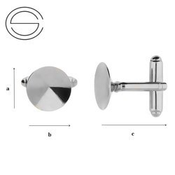 MT-43/12 Spinki do mankietów do 1122 Srebro 925