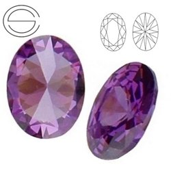 OV II MM 7 Cyrkonia (Cubic zircon) AMETHYST