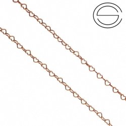 RHTRG 045 Łańcuszek (10 cm) Srebro 925 ROSE GOLD