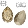 4327 MM 30 Swarovski Pear-shaped GOLD PATINA F