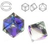 4841 MM 8 Swarovski Cube HELIOTROPE HEL VZ