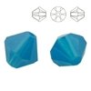 5328 MM 6 Swarovski Bicone CARRIBEAN BLUE OPAL