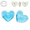 6264 MM 18 Swarovski TrulyInLove Heart AQUAMARINE