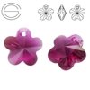 6744 MM 14 Swarovski Flower FUCHSIA