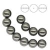 PRECIOSA 131-10-011 Round Pearl Maxima 4 mm DARK GREY 1 opak. = 600 szt.